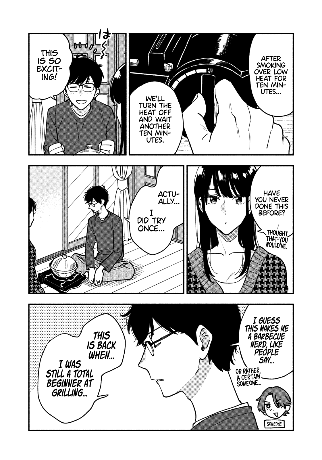 A Rare Marriage: How to Grill Our Love Chapter 44 page 7 - Chapter 44: Let’s Have Drinks at Home with Smoked Foods!