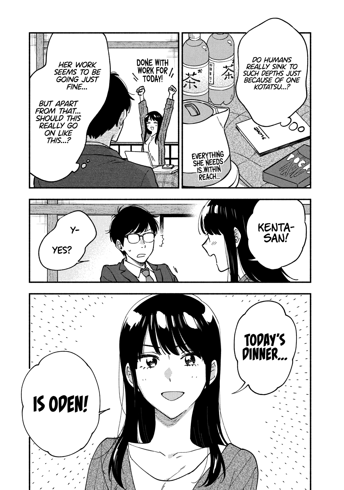 A Rare Marriage: How to Grill Our Love Chapter 56 page 10 - Chapter 56: Let’s Taste Oden and Beer by the Kotatsu!