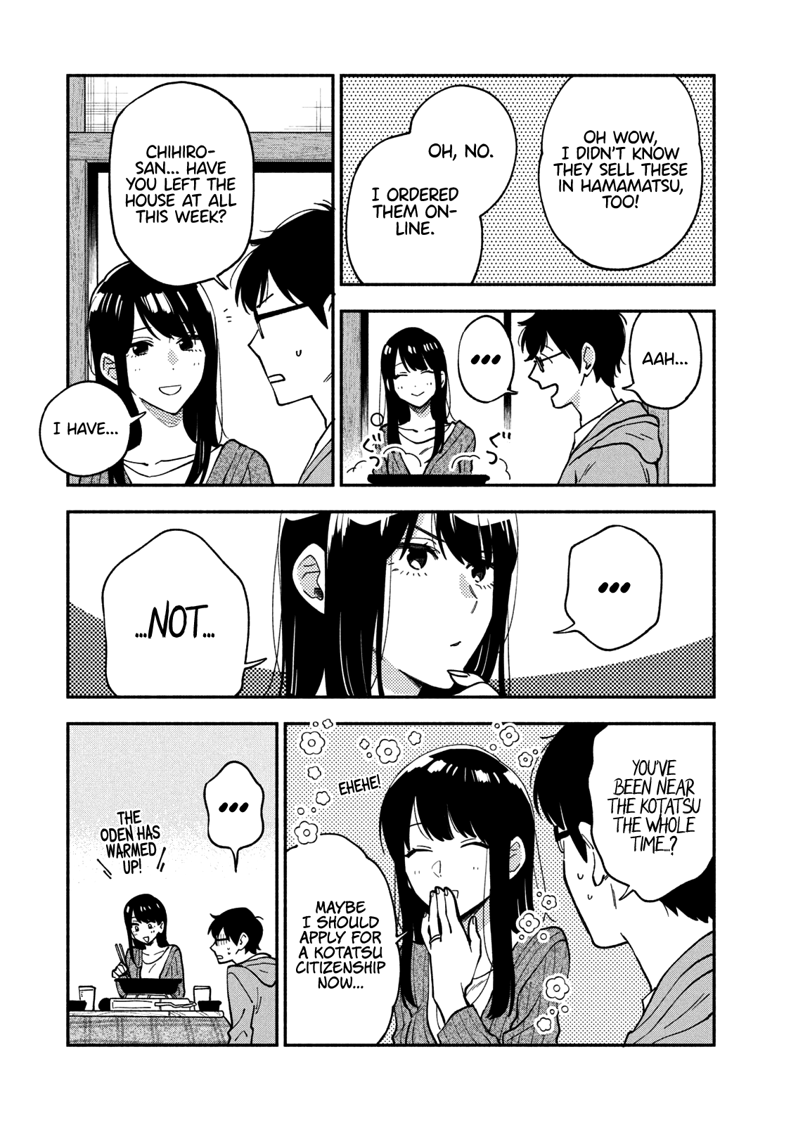 A Rare Marriage: How to Grill Our Love Chapter 56 page 12 - Chapter 56: Let’s Taste Oden and Beer by the Kotatsu!