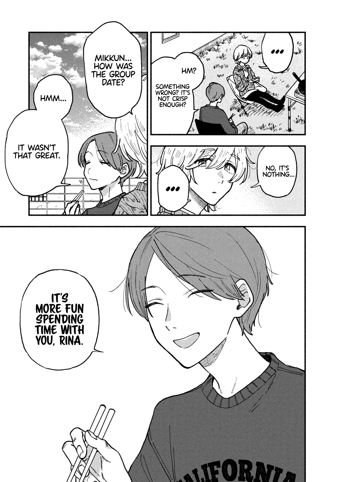 A Rare Marriage: How to Grill Our Love Chapter 57 page 16 - Chapter 57: Rina-chan Wants Some Serious Love Advice!