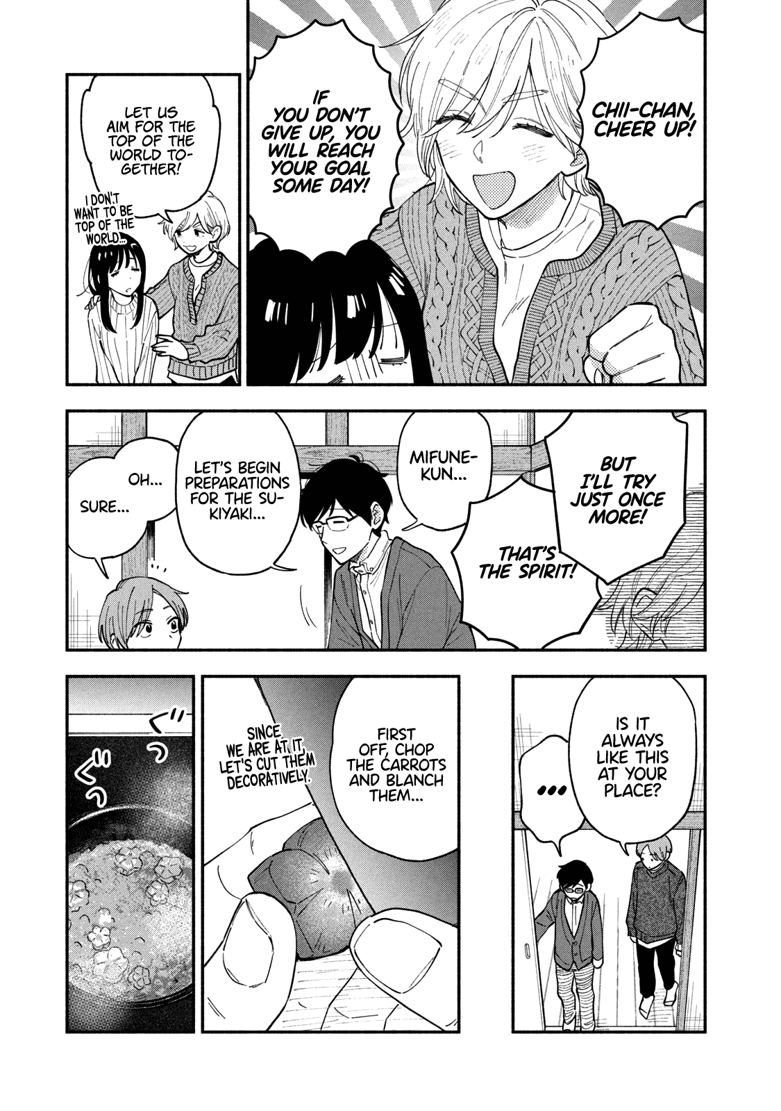 A Rare Marriage: How to Grill Our Love Chapter 64 page 12 - Chapter 64: Ringing in the New Year by a Sukiyaki Table!