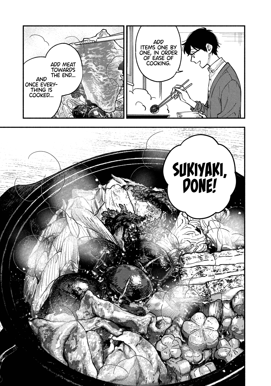 A Rare Marriage: How to Grill Our Love Chapter 64 page 14 - Chapter 64: Ringing in the New Year by a Sukiyaki Table!