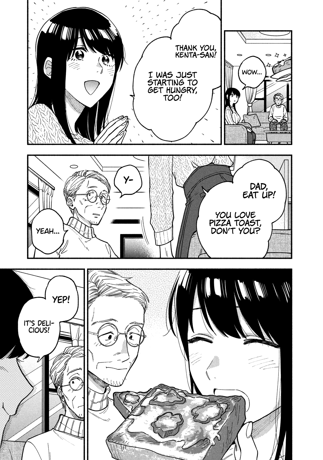 A Rare Marriage: How to Grill Our Love Chapter 67 page 14 - Chapter 67: peacemaker pizza toast!
