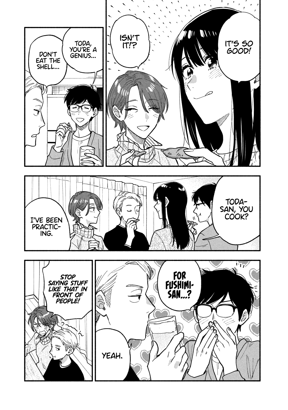 A Rare Marriage: How to Grill Our Love Chapter 68 page 16 - Chapter 68: Drowning Your Sorrows over Drinks and Edamame Peperoncino!