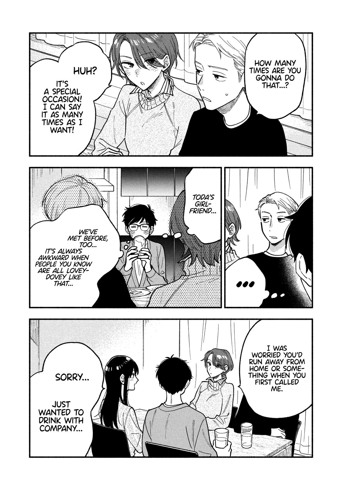 A Rare Marriage: How to Grill Our Love Chapter 68 page 6 - Chapter 68: Drowning Your Sorrows over Drinks and Edamame Peperoncino!