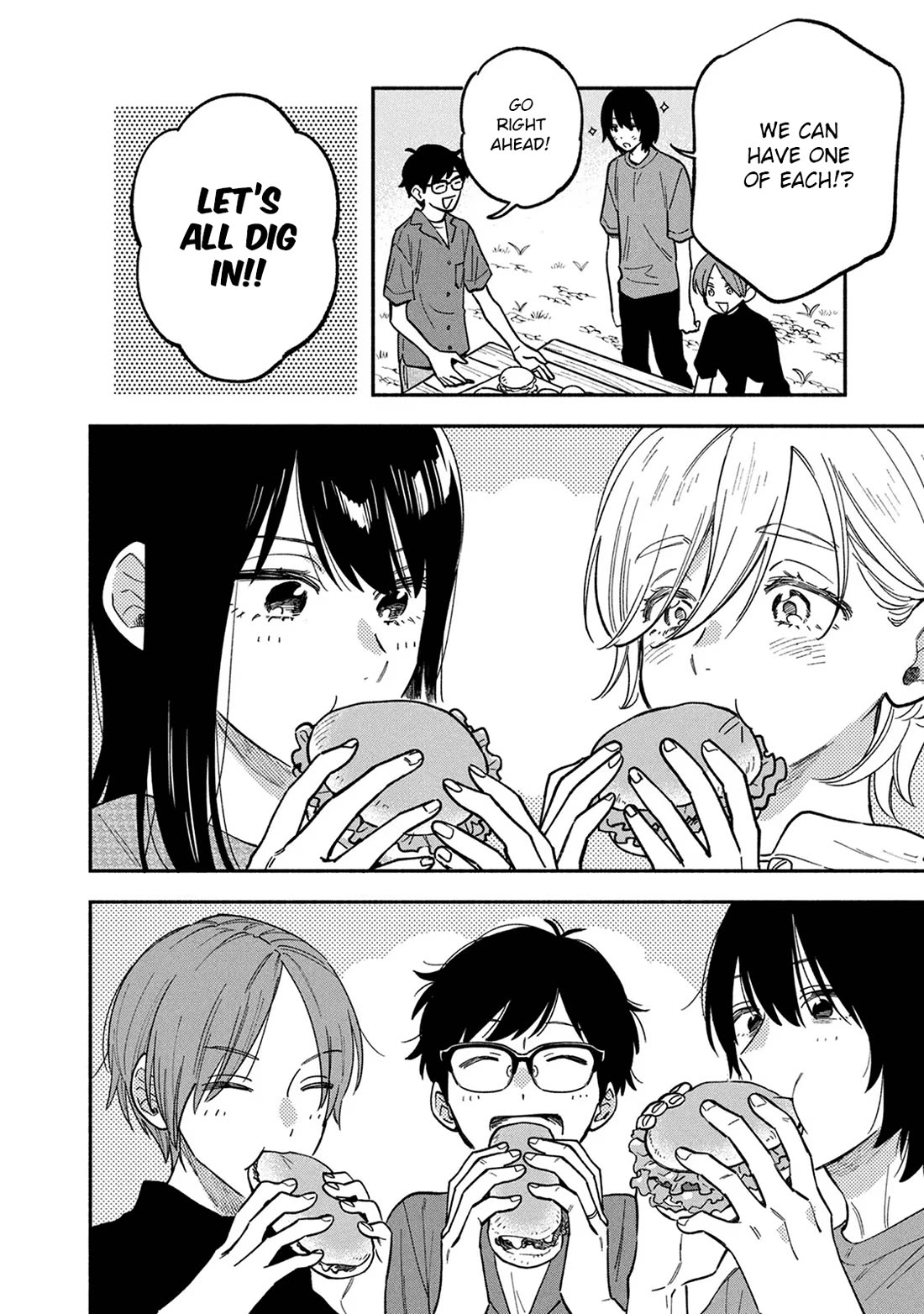 A Rare Marriage: How to Grill Our Love Chapter 88 page 2 - Chapter 88: Burgers Three Ways and a Surprise.