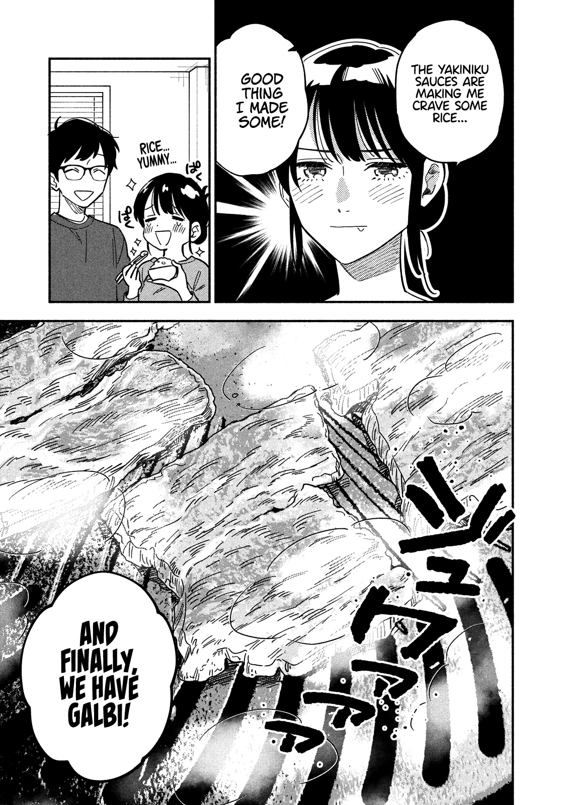 A Rare Marriage: How to Grill Our Love Chapter 9 page 12 - Chapter 9: Yakiniku at Home to Cheer up Your Wife!