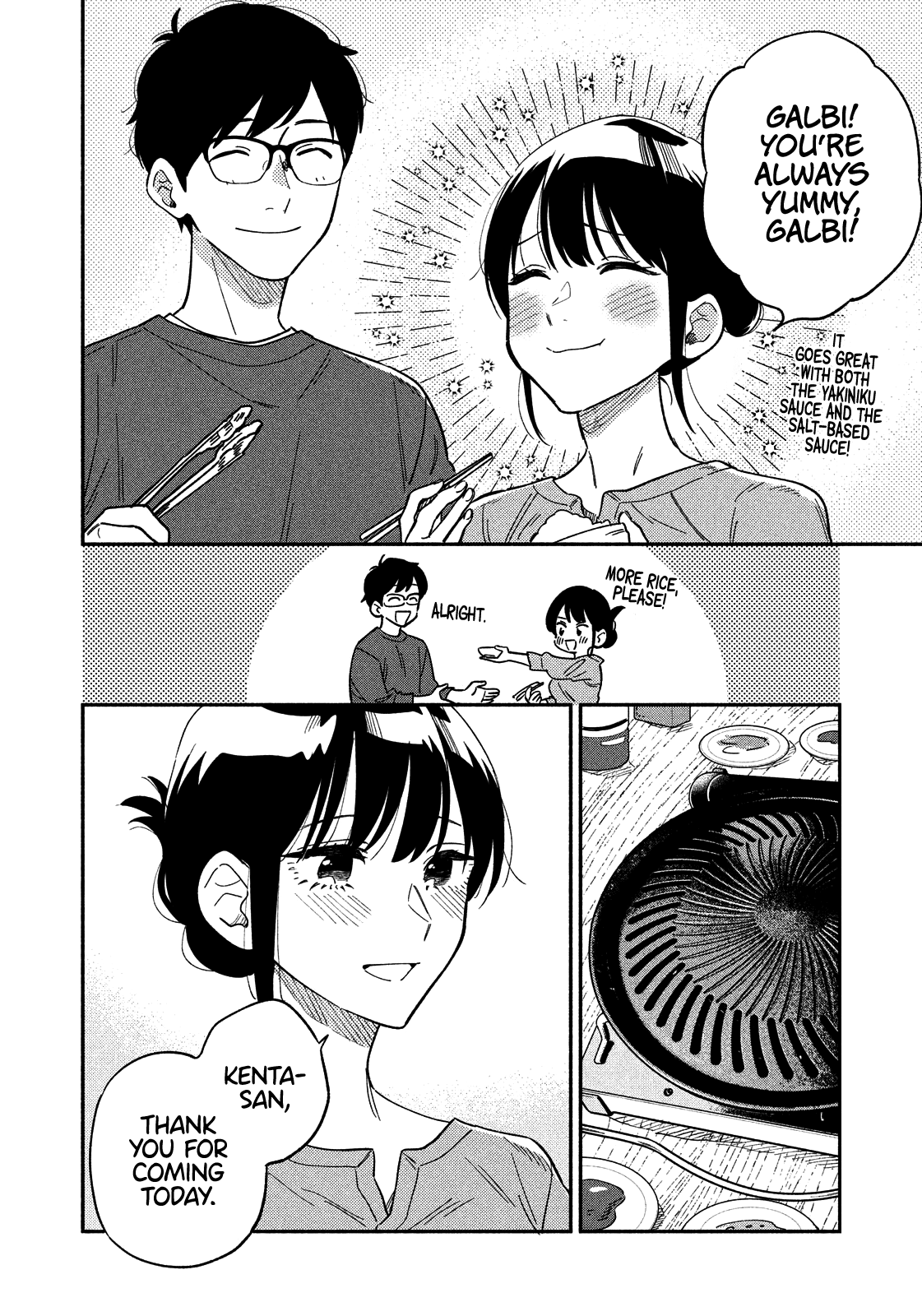 A Rare Marriage: How to Grill Our Love Chapter 9 page 13 - Chapter 9: Yakiniku at Home to Cheer up Your Wife!