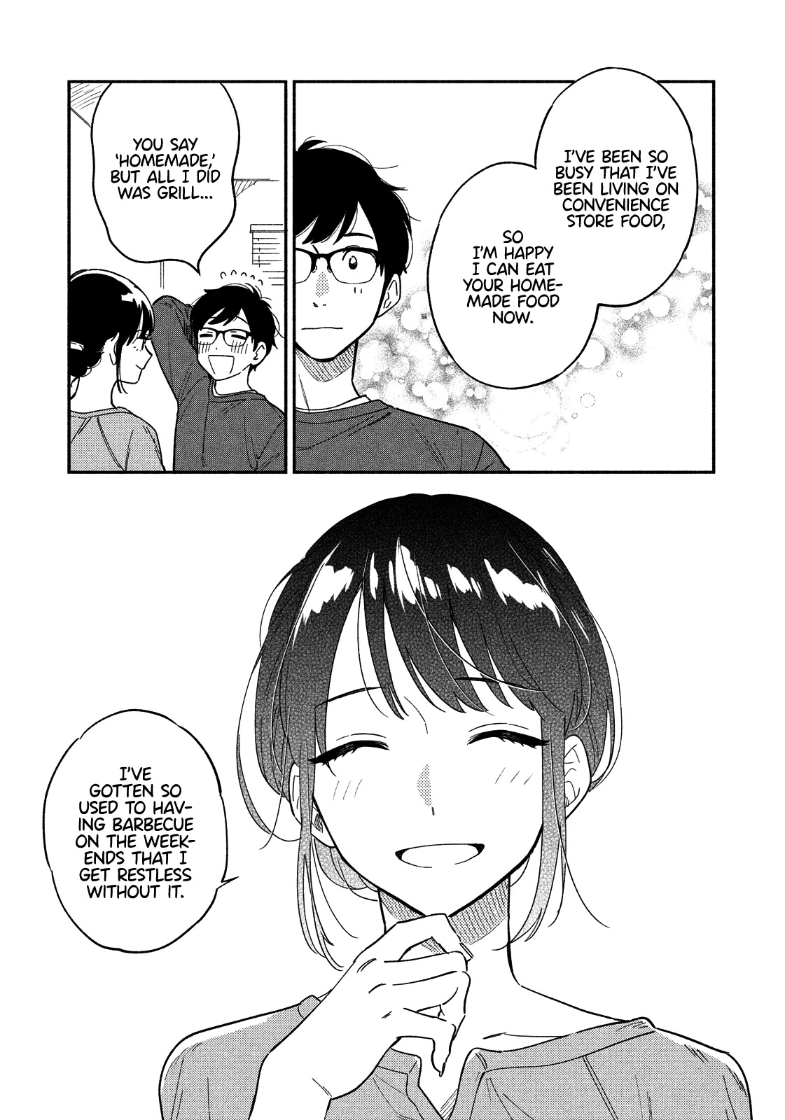 A Rare Marriage: How to Grill Our Love Chapter 9 page 14 - Chapter 9: Yakiniku at Home to Cheer up Your Wife!