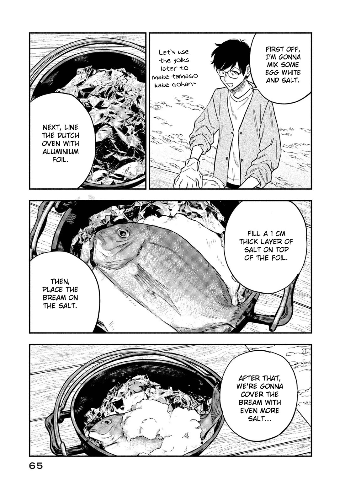 A Rare Marriage: How to Grill Our Love Chapter 92 page 11 - Chapter 92: Labour Intensive Work and Salt-crusted Roasted Bream.