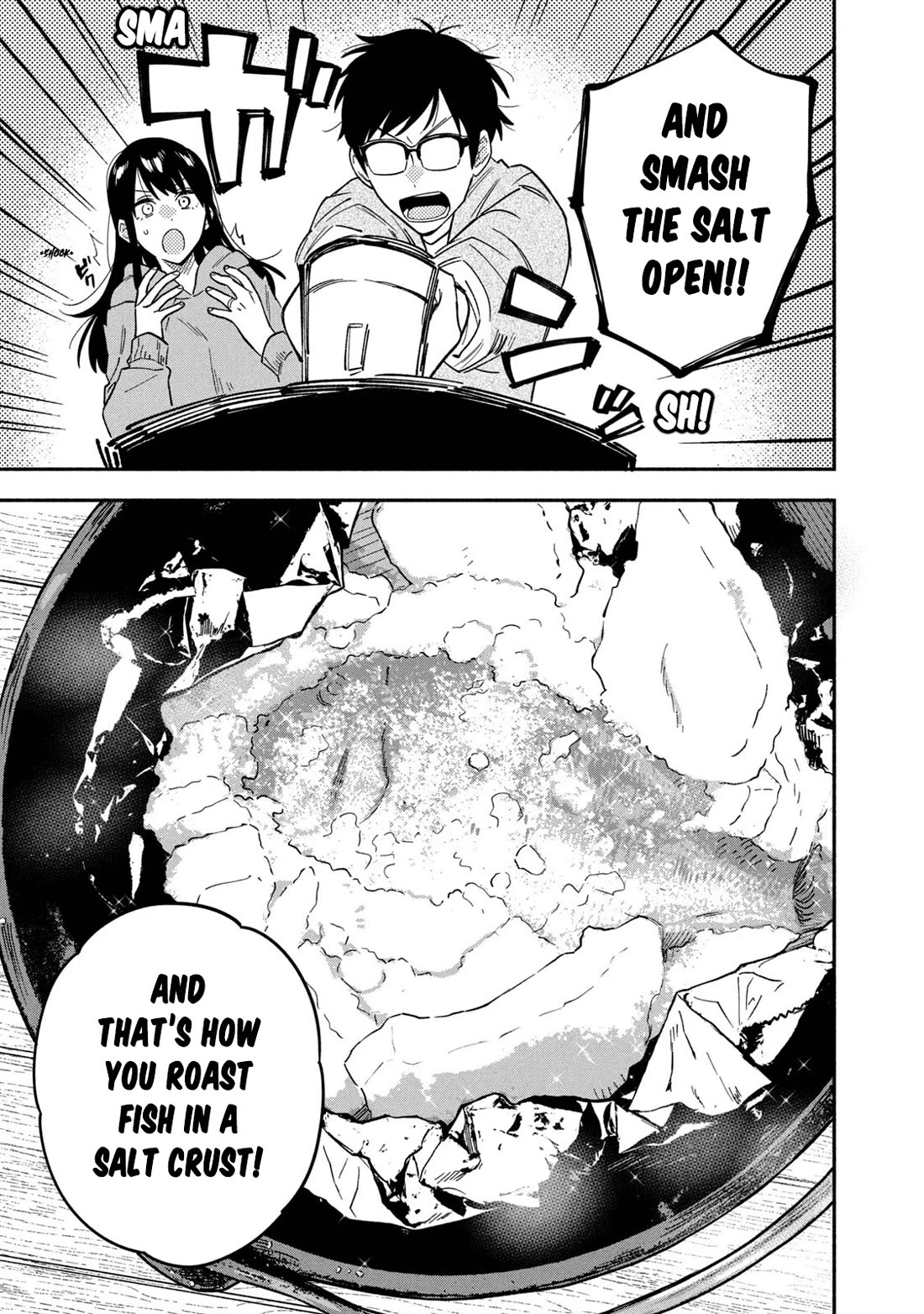 A Rare Marriage: How to Grill Our Love Chapter 92 page 13 - Chapter 92: Labour Intensive Work and Salt-crusted Roasted Bream.
