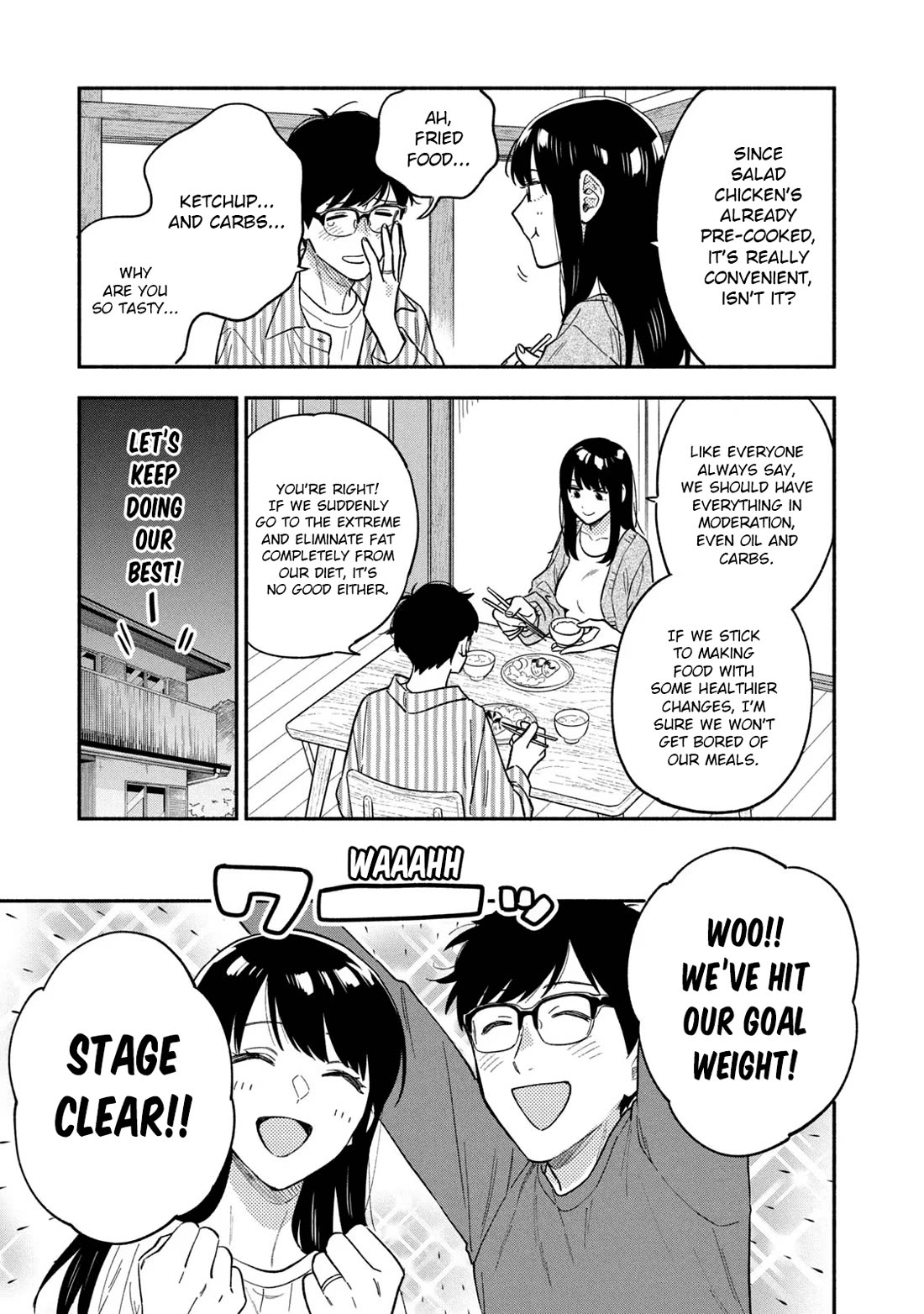 A Rare Marriage: How to Grill Our Love Chapter 95 page 15 - Chapter 95: Guilt Free! A Salad Chicken Piccata.
