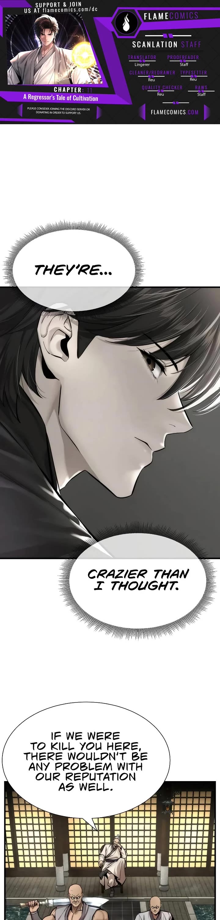 A Regressor's Tale of Cultivation Chapter 11 page 1 - Chapter 11: Talent Abandoned by the Heavens (2)