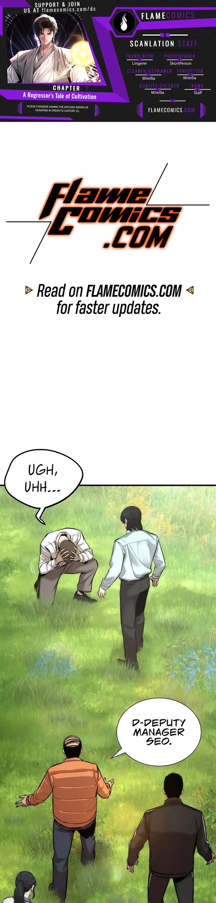 A Regressor's Tale of Cultivation Chapter 2 page 1 - Chapter 2: First Day of the 1st Regression