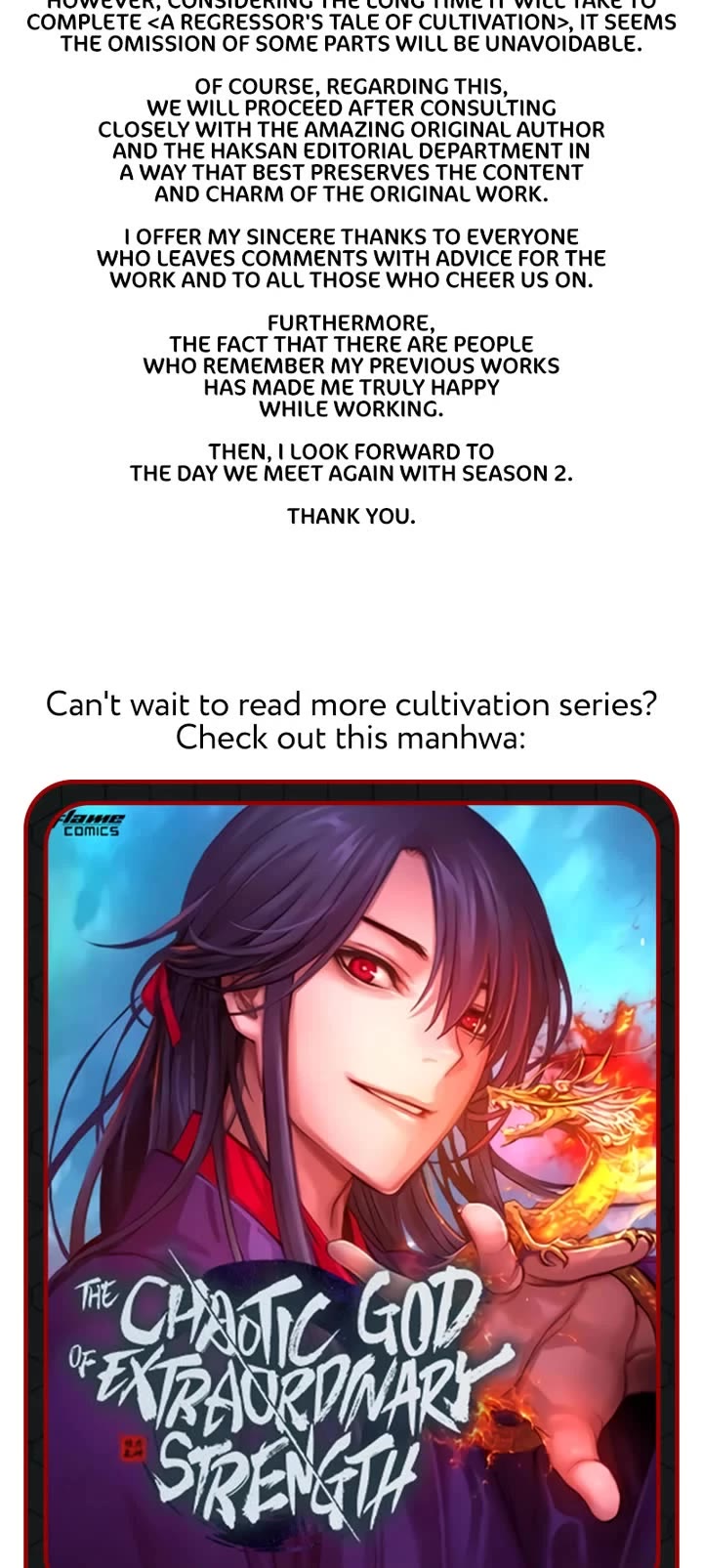 A Regressor's Tale of Cultivation Chapter 25 page 72 - Chapter 25: Refining (4) - Season 1 End