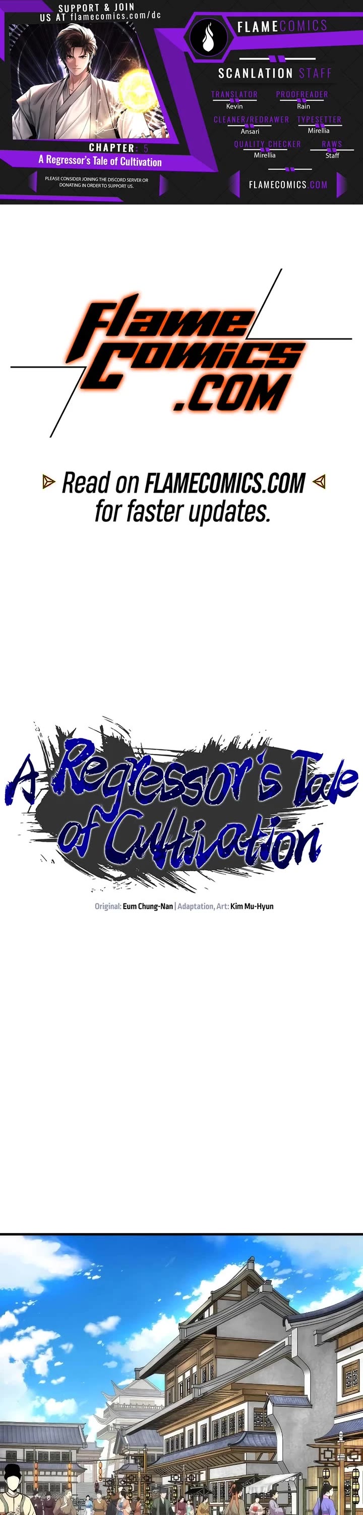 A Regressor's Tale of Cultivation Chapter 5 page 1 - Chapter 5: Director is a Martial Arts Genius (1)
