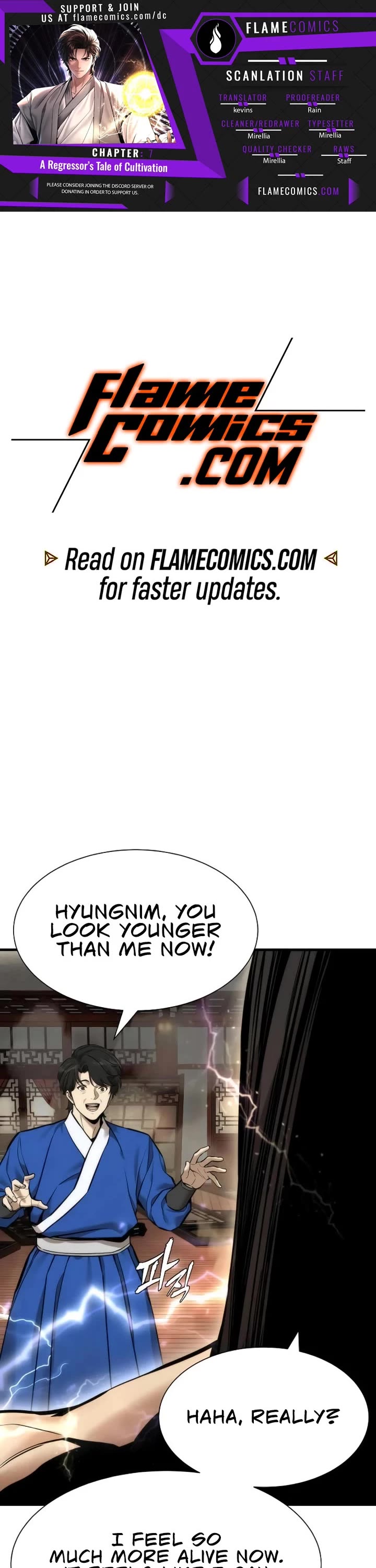 A Regressor's Tale of Cultivation Chapter 7 page 1 - Chapter 7