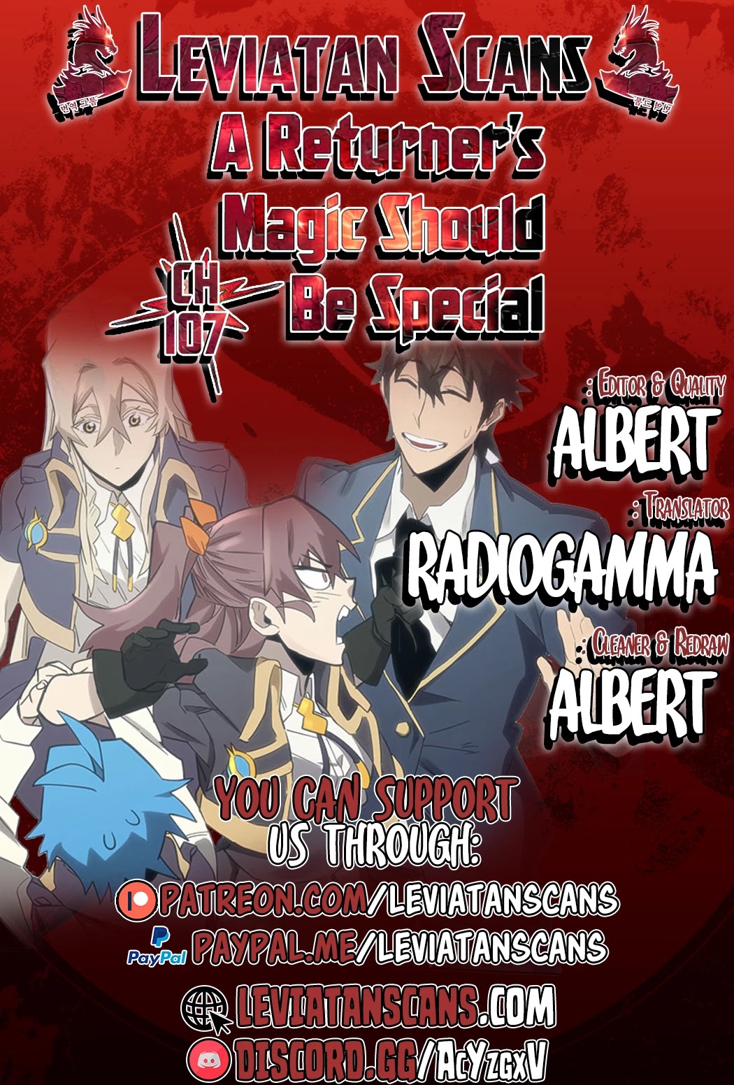 A Returner's Magic Should Be Special Chapter 107 page 1 - Chapter 107