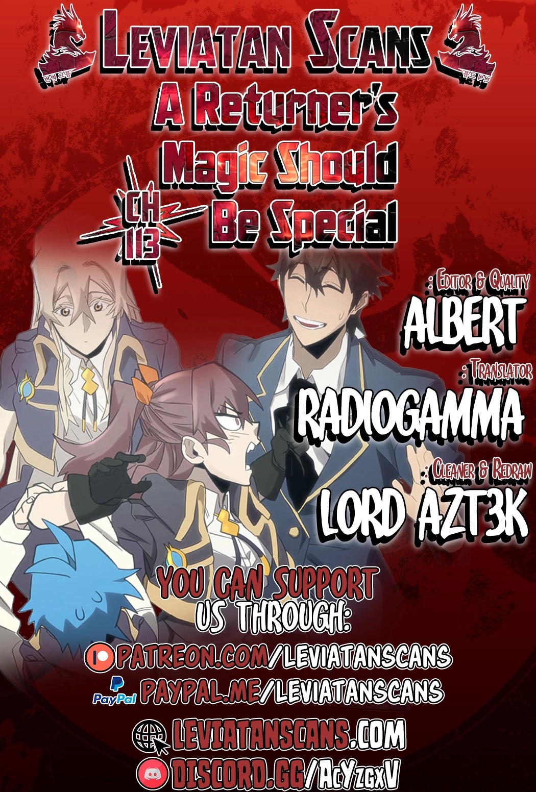 A Returner's Magic Should Be Special Chapter 113 page 1 - Chapter 113