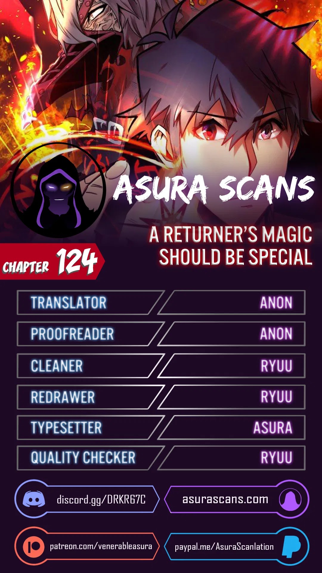 A Returner's Magic Should Be Special Chapter 124 page 1 - Chapter 124