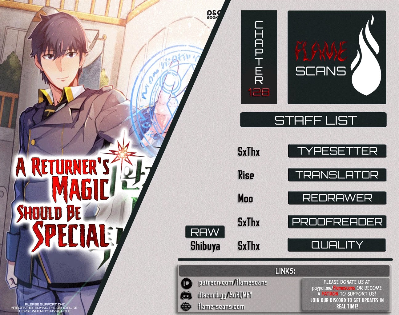 A Returner's Magic Should Be Special Chapter 128 page 1 - Chapter 128