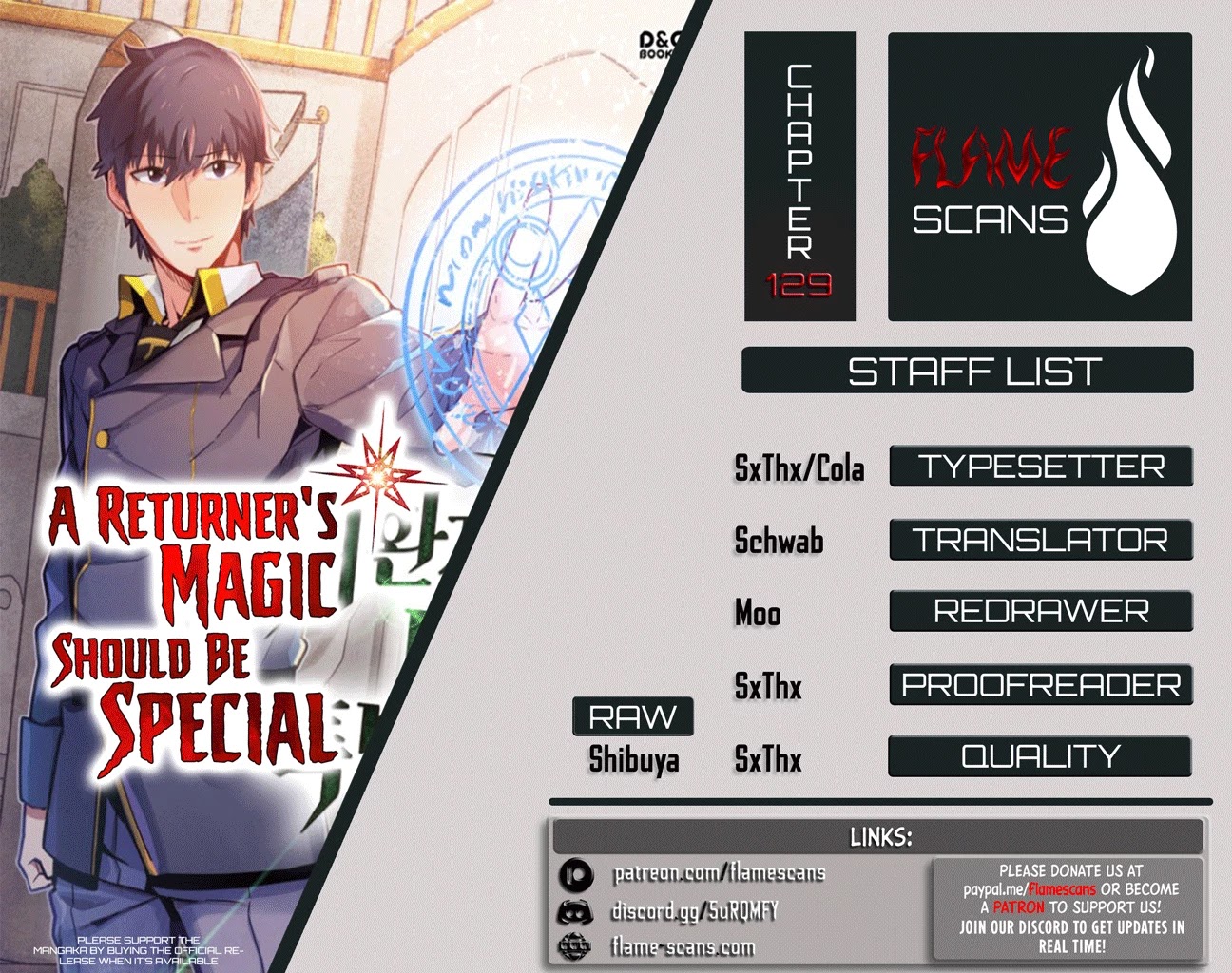 A Returner's Magic Should Be Special Chapter 129 page 1 - Chapter 129
