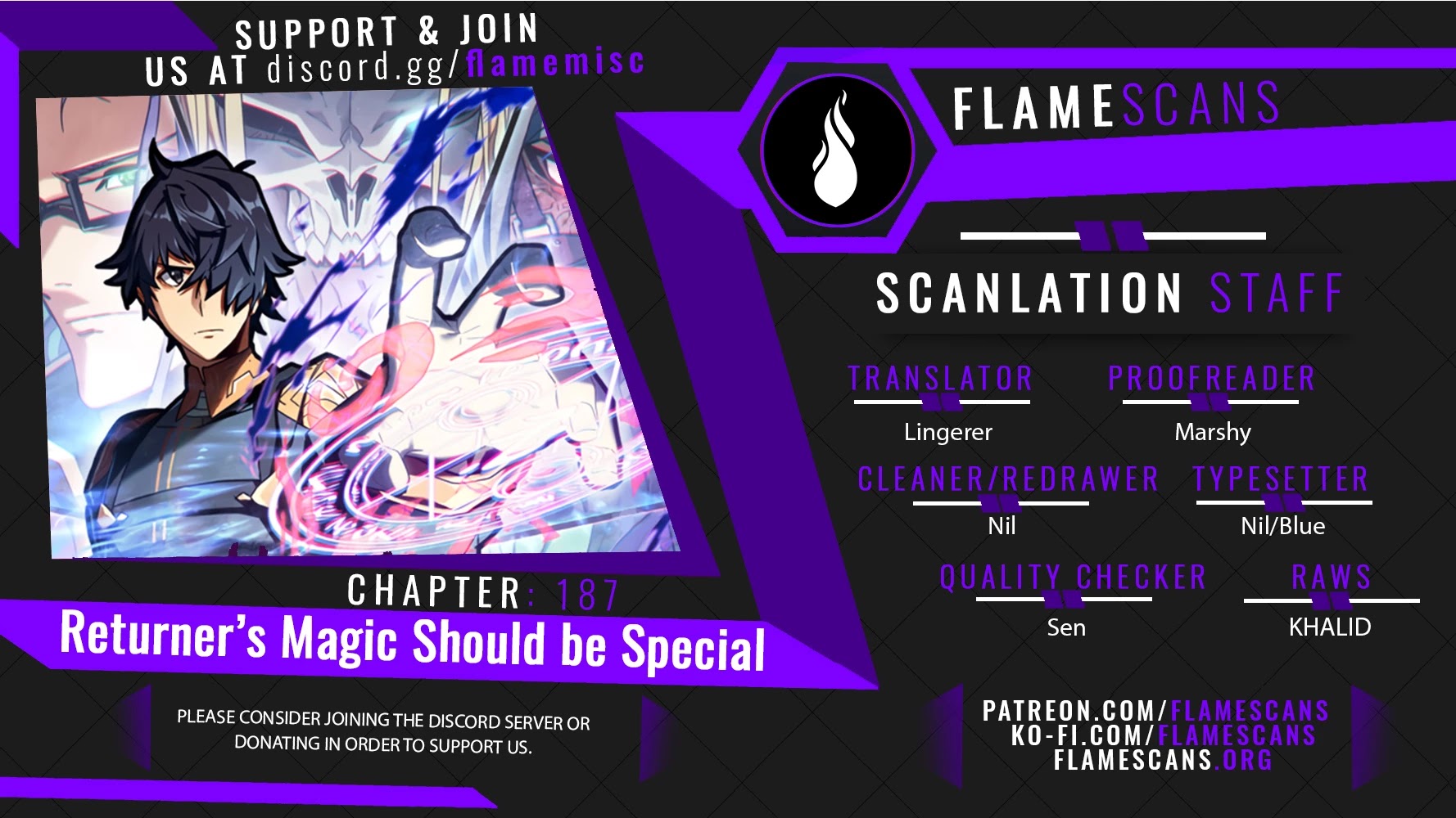 A Returner's Magic Should Be Special Chapter 187 page 1 - Chapter 187