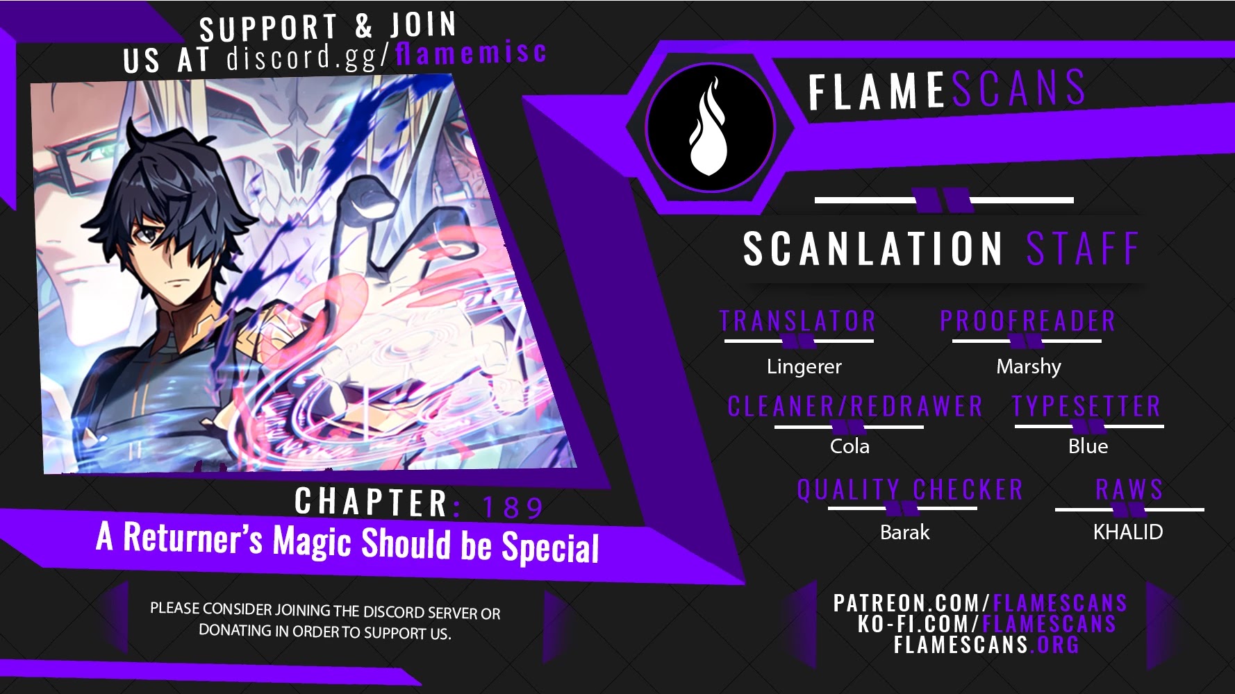 A Returner's Magic Should Be Special Chapter 189 page 1 - Chapter 189