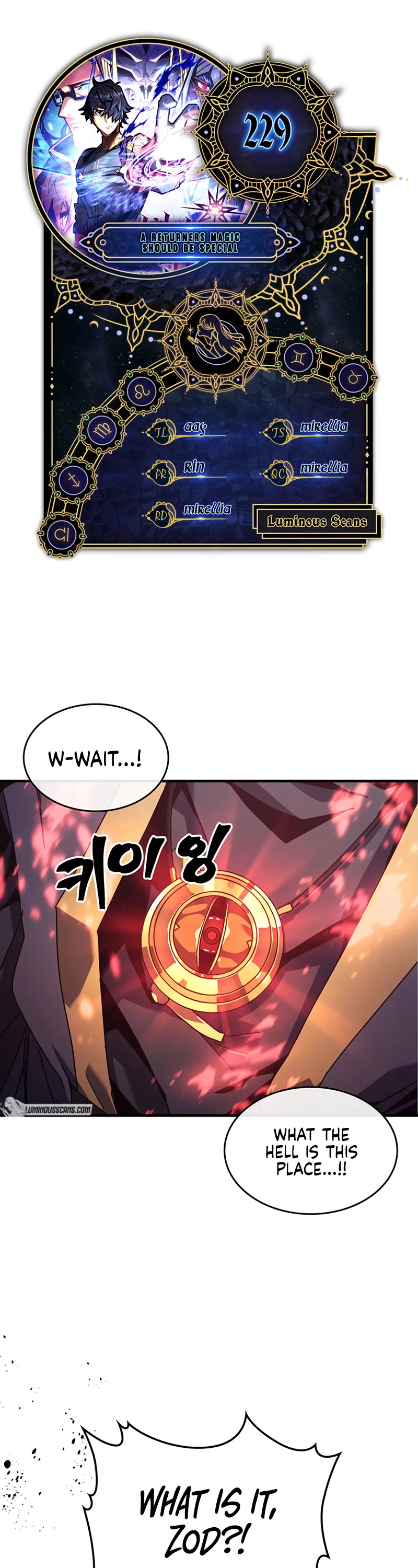 A Returner's Magic Should Be Special Chapter 229 page 1 - Chapter 229