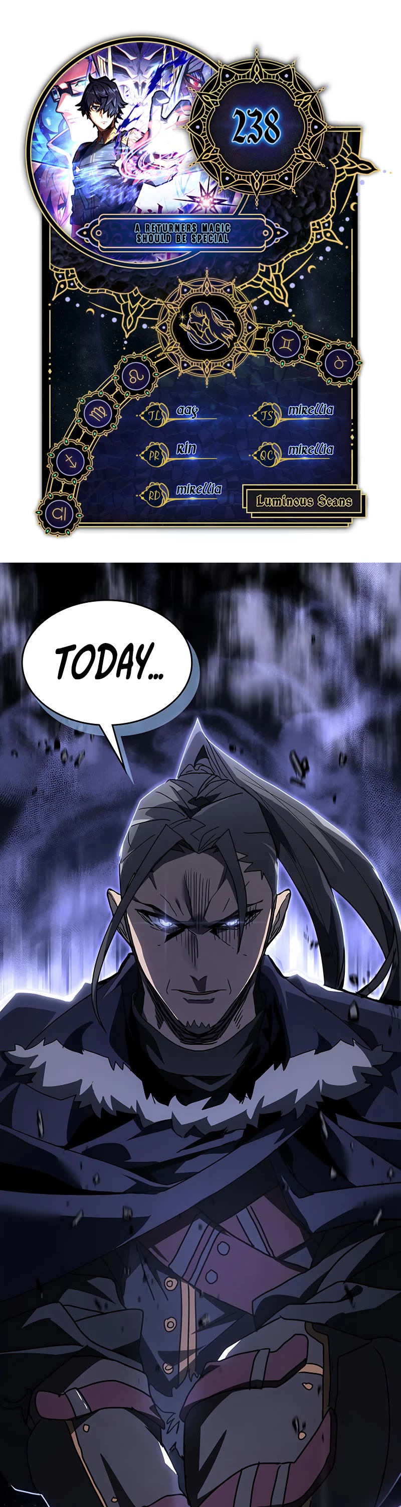 A Returner's Magic Should Be Special Chapter 238 page 1 - Chapter 238