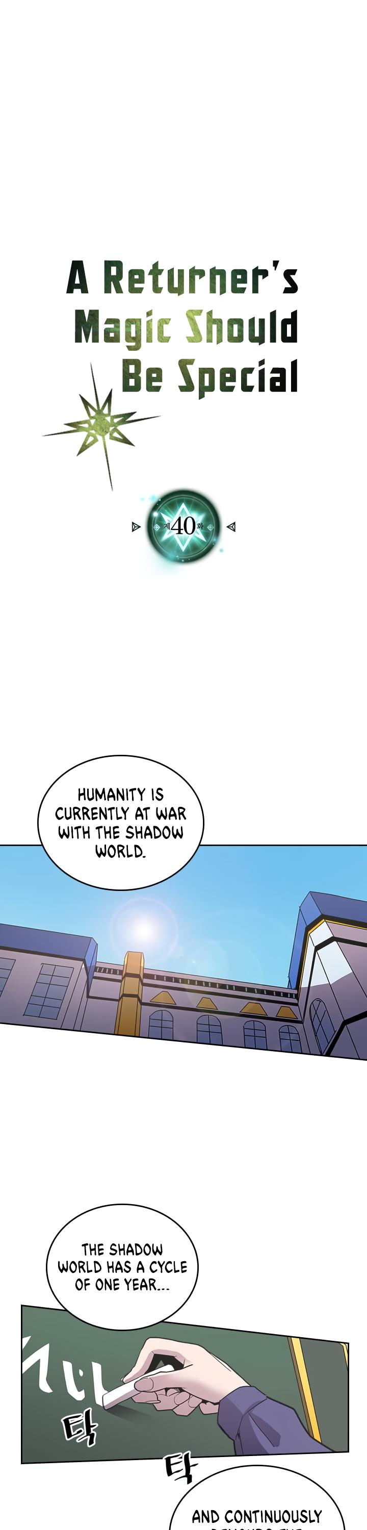 A Returner's Magic Should Be Special Chapter 40 page 1 - Chapter 40