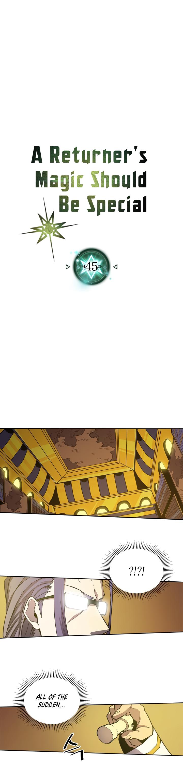 A Returner's Magic Should Be Special Chapter 45 page 1 - Chapter 45