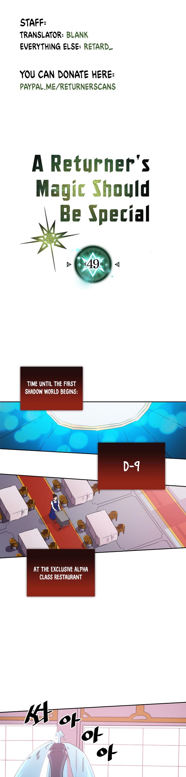 A Returner's Magic Should Be Special Chapter 49 page 1 - Chapter 49