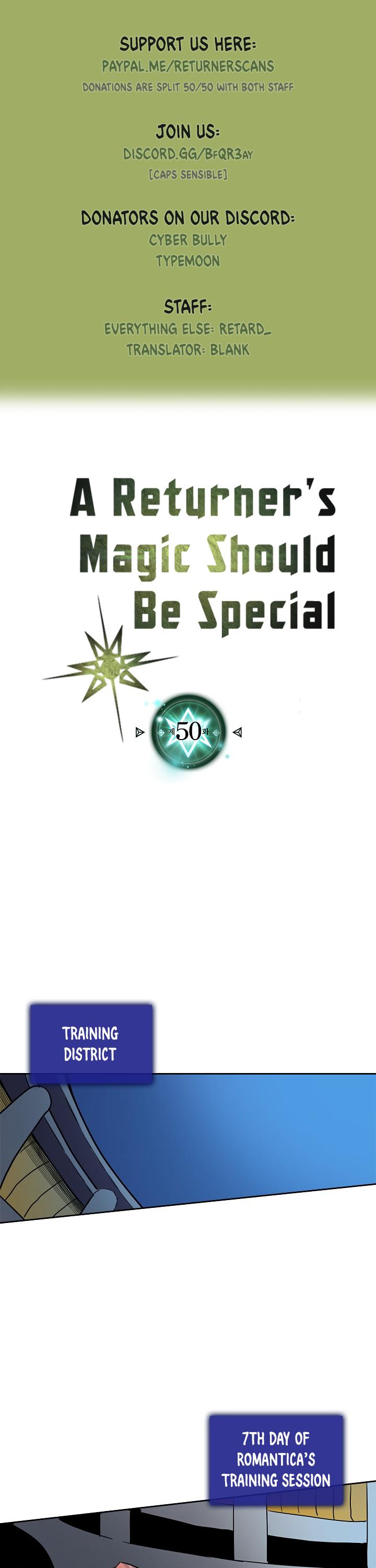 A Returner's Magic Should Be Special Chapter 50 page 1 - Chapter 50