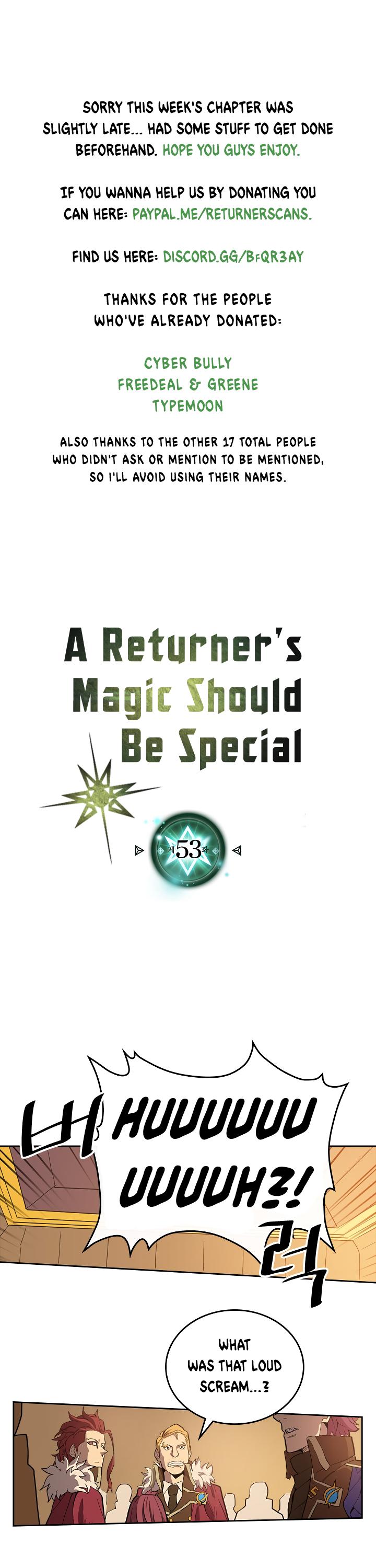 A Returner's Magic Should Be Special Chapter 53 page 1 - Chapter 53