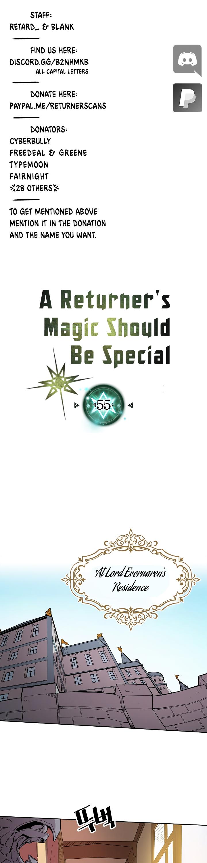 A Returner's Magic Should Be Special Chapter 55 page 1 - Chapter 55