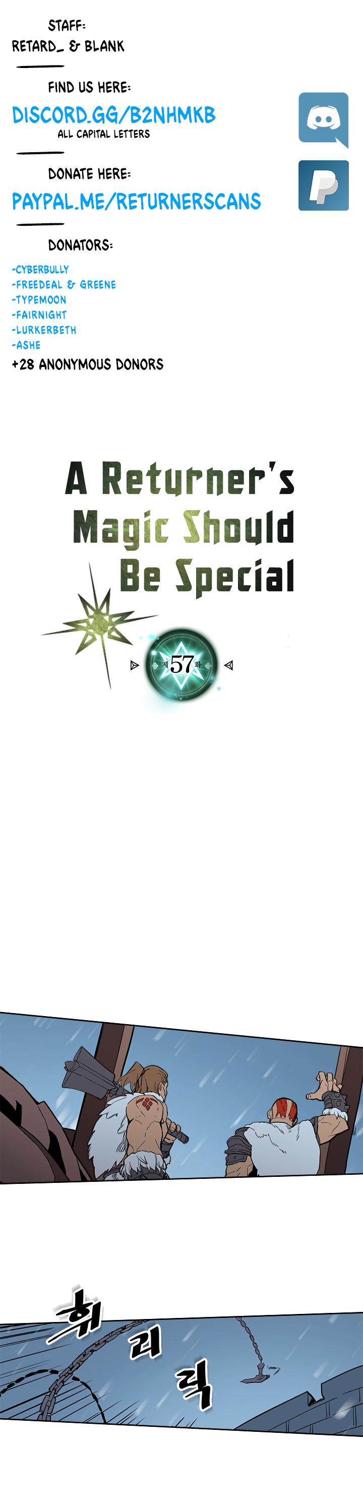 A Returner's Magic Should Be Special Chapter 57 page 1 - Chapter 57