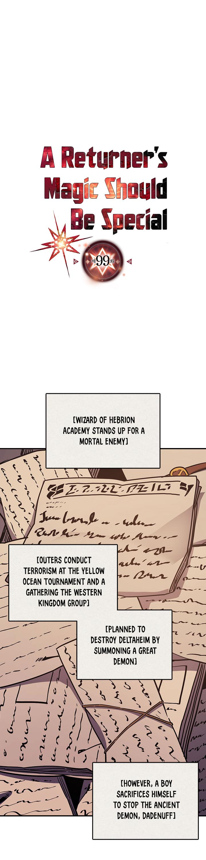 A Returner's Magic Should Be Special Chapter 99 page 2 - Chapter 99
