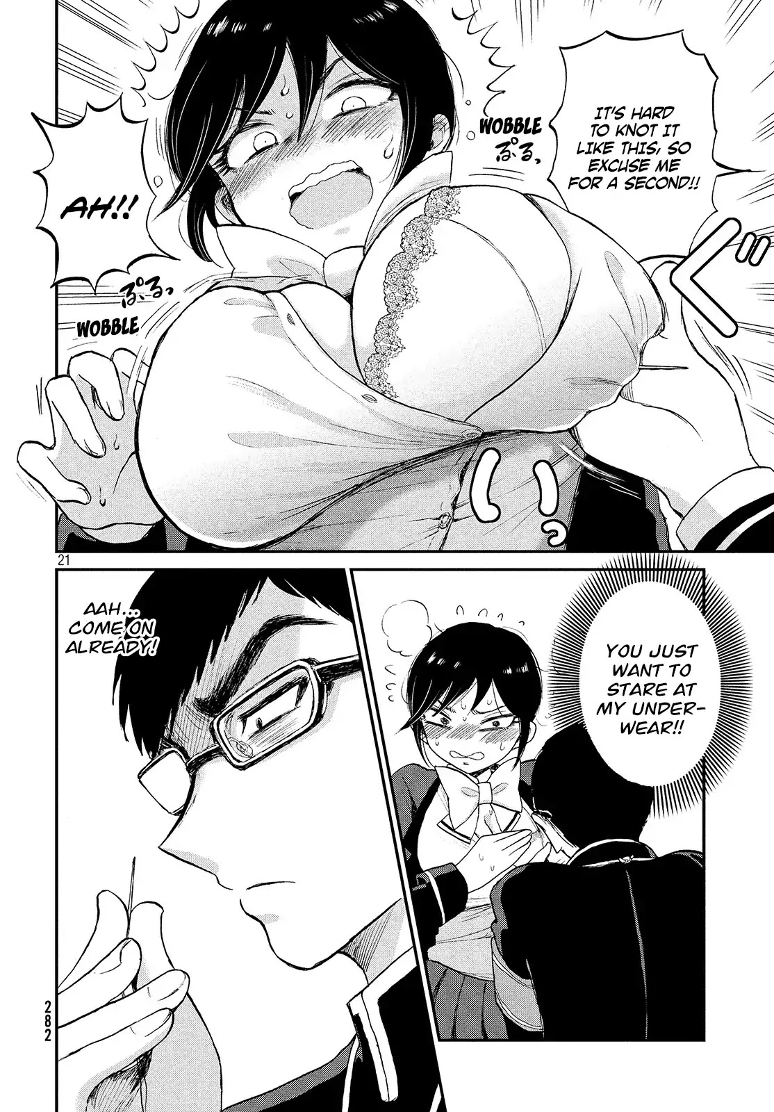 A Rough Lady is Being Deceived Chapter 1 page 21 - Chapter 1: Not Touching the Boobs Means Avoiding Divine Punishment