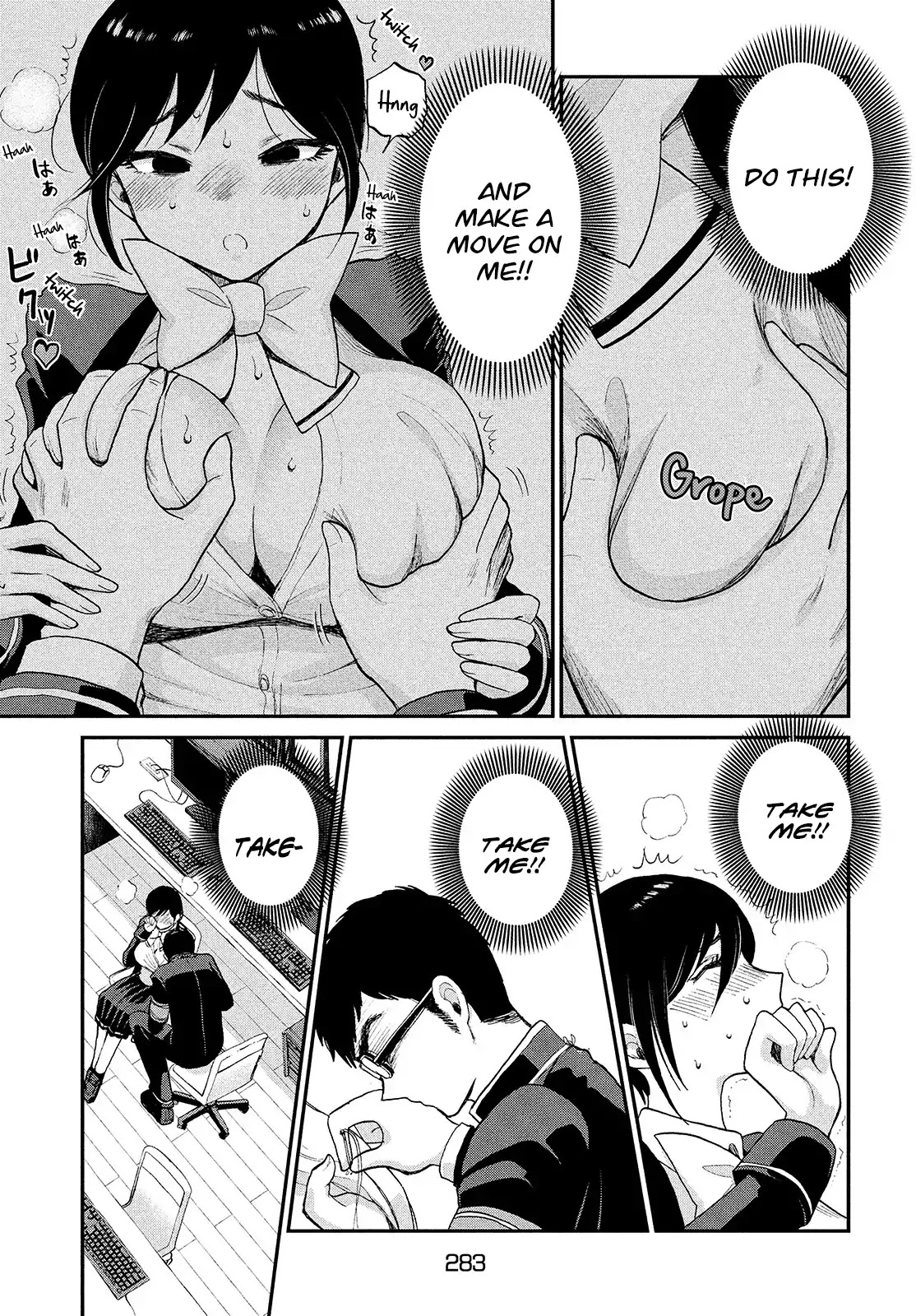 A Rough Lady is Being Deceived Chapter 1 page 22 - Chapter 1: Not Touching the Boobs Means Avoiding Divine Punishment