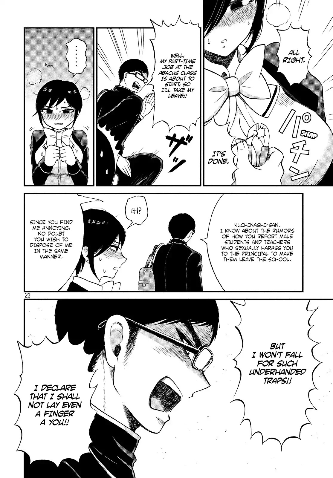 A Rough Lady is Being Deceived Chapter 1 page 23 - Chapter 1: Not Touching the Boobs Means Avoiding Divine Punishment