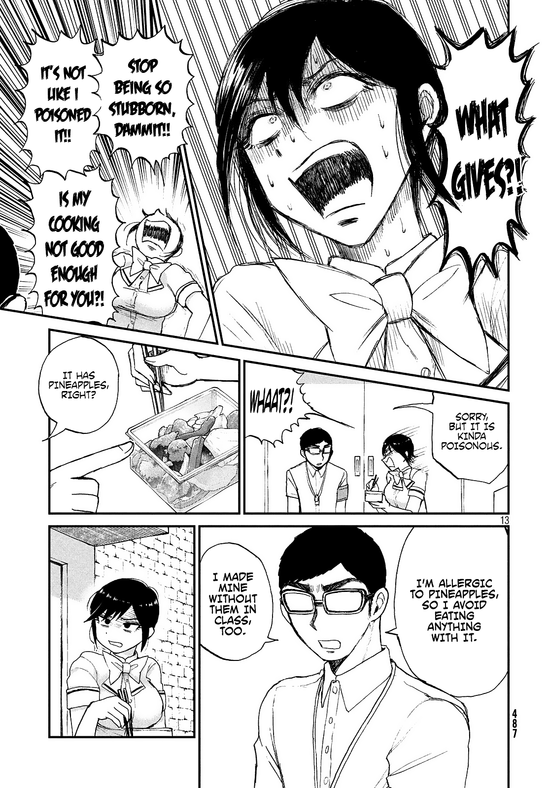 A Rough Lady is Being Deceived Chapter 15 page 13 - Chapter 15: Can't get horny on an empty stomach