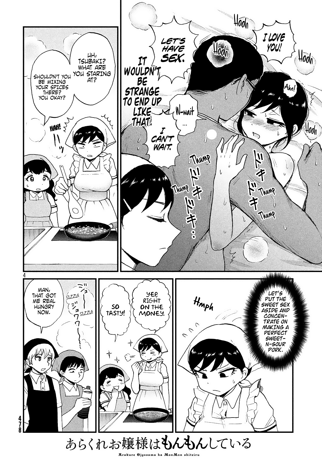A Rough Lady is Being Deceived Chapter 15 page 4 - Chapter 15: Can't get horny on an empty stomach