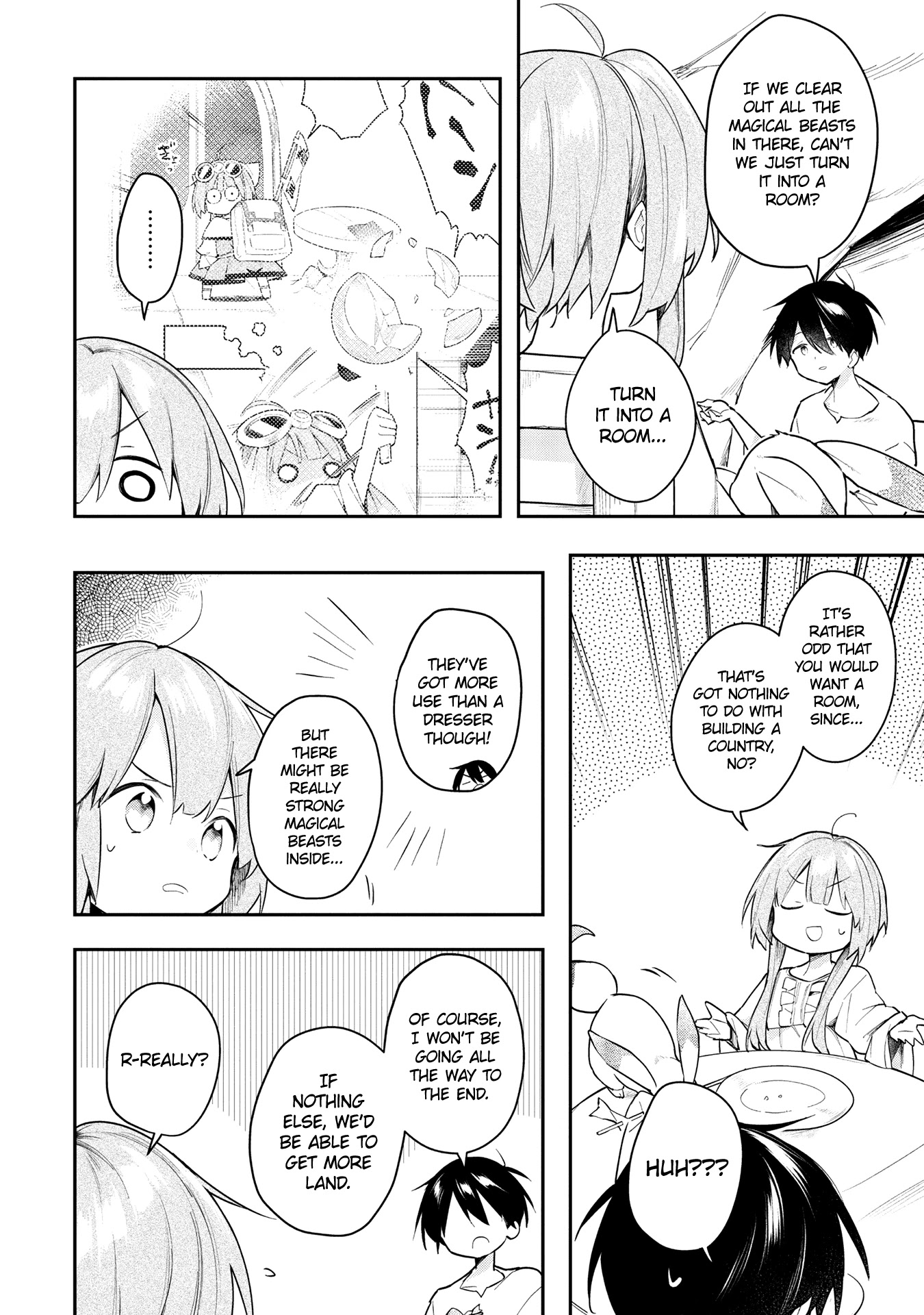 A Ruined Princess and Alternate World Hero Make a Great Country! Chapter 6 page 4 - Chapter 6: Mission 6 - Make a Separate Room