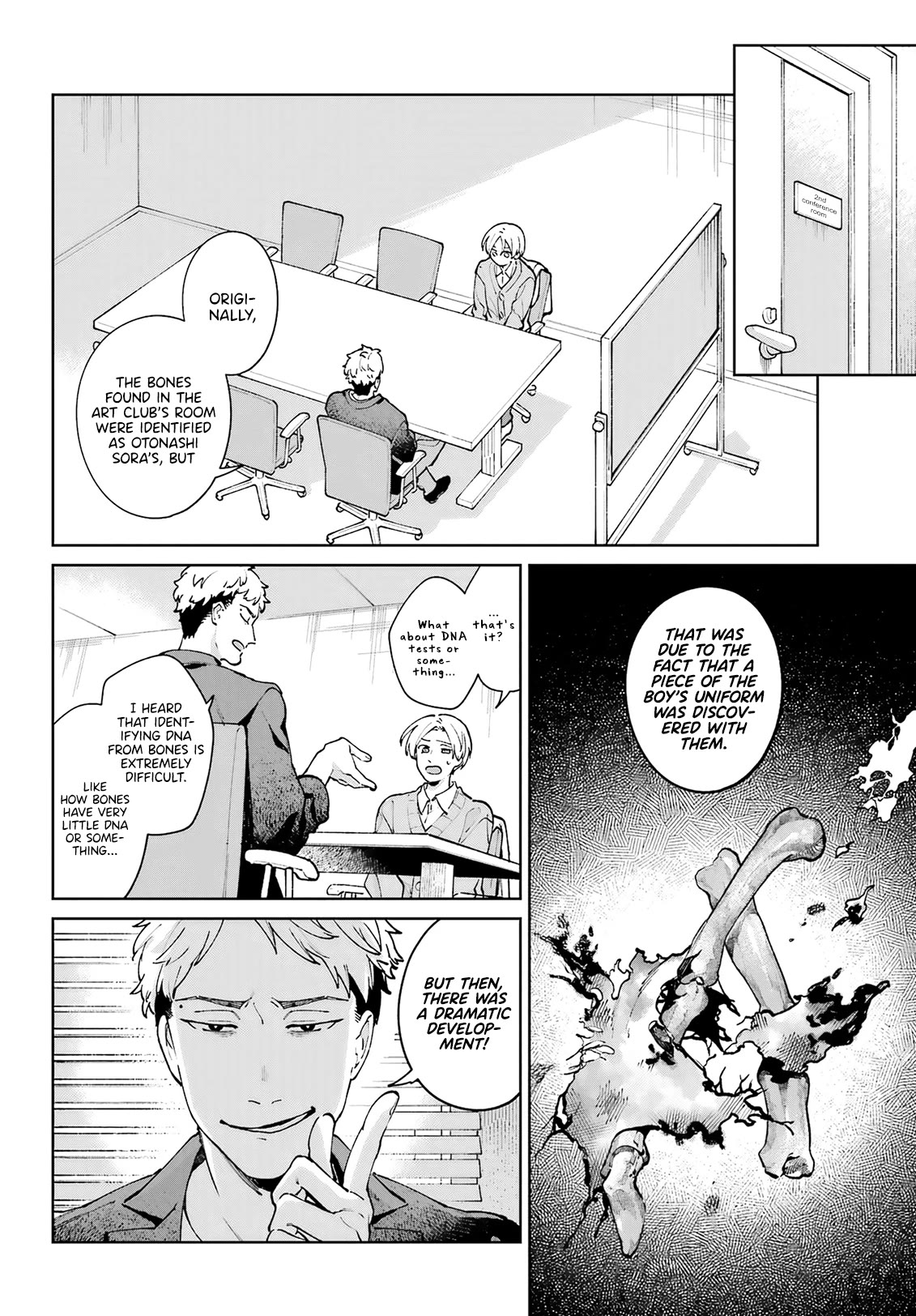 A Second Goodbye to You. Chapter 10 page 4 - Chapter 10: The body in the wall.