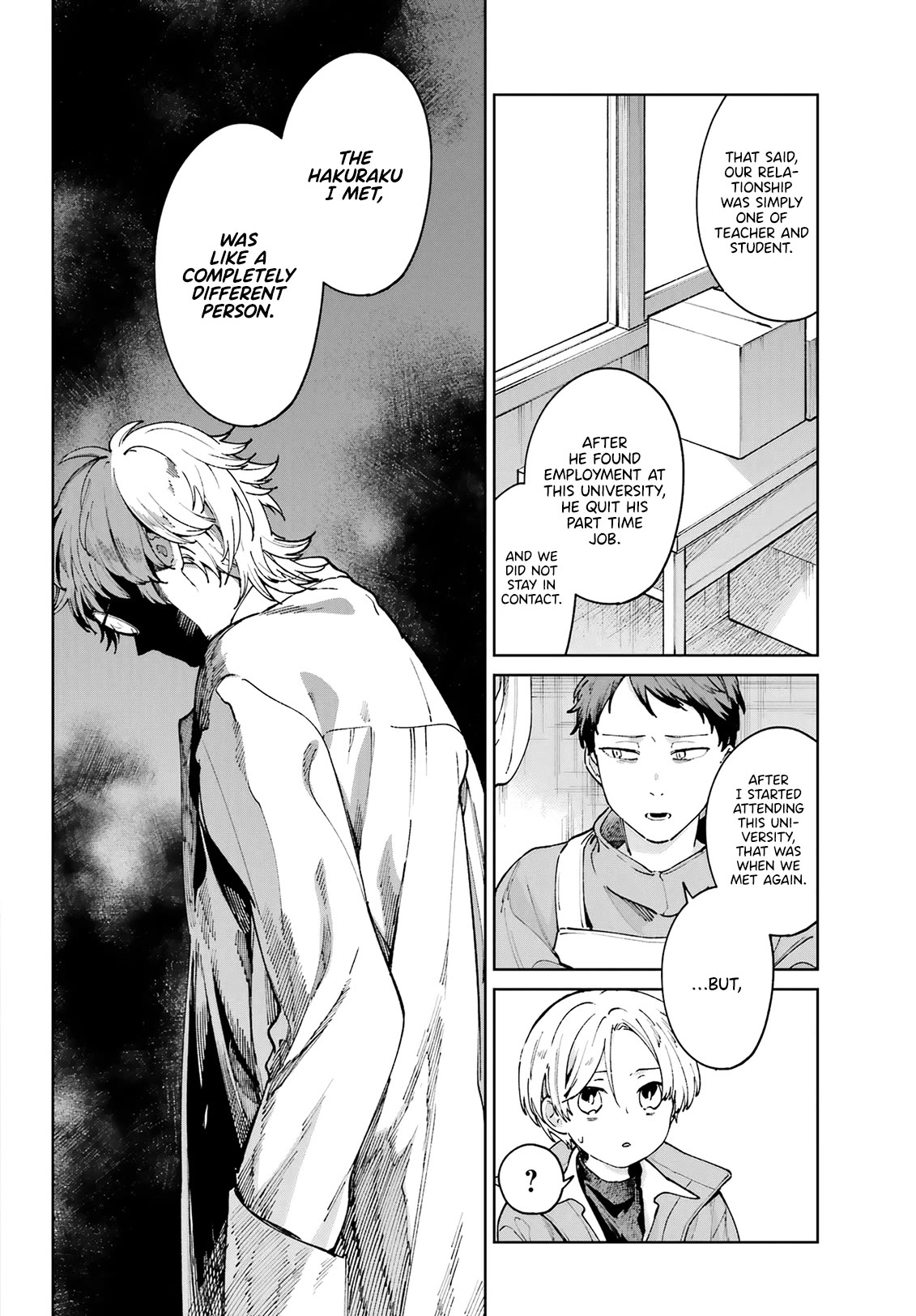 A Second Goodbye to You. Chapter 18 page 4 - Chapter 18: Hakuraku's secret.
