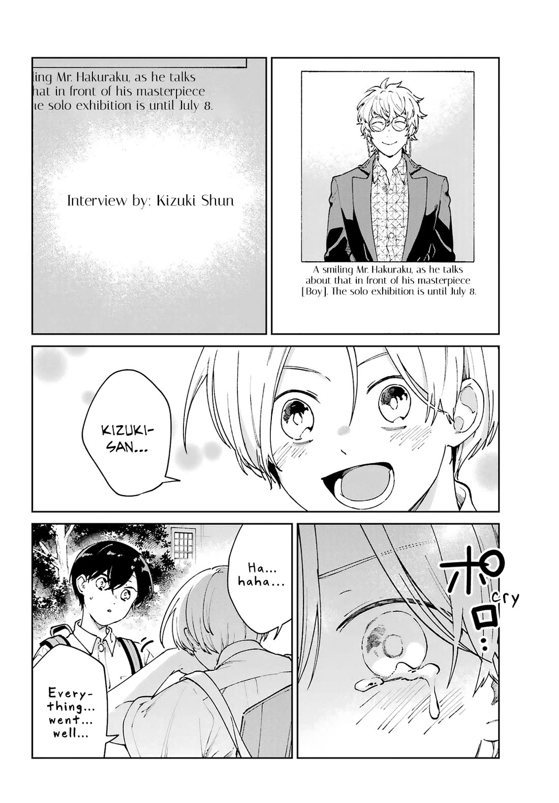 A Second Goodbye to You. Chapter 20 page 15 - Chapter 20: From now on too. [END]