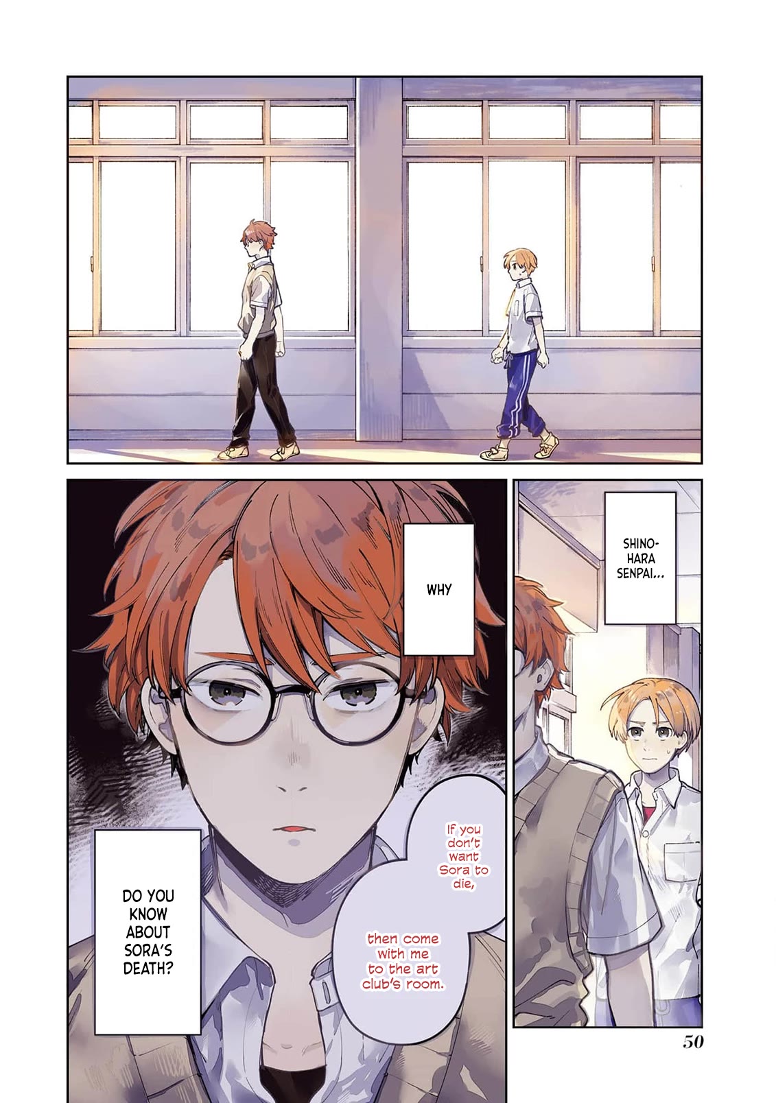 A Second Goodbye to You. Chapter 6 page 2 - Chapter 6: Hidden face.