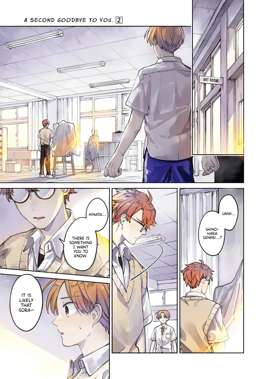 A Second Goodbye to You. Chapter 6 page 3 - Chapter 6: Hidden face.