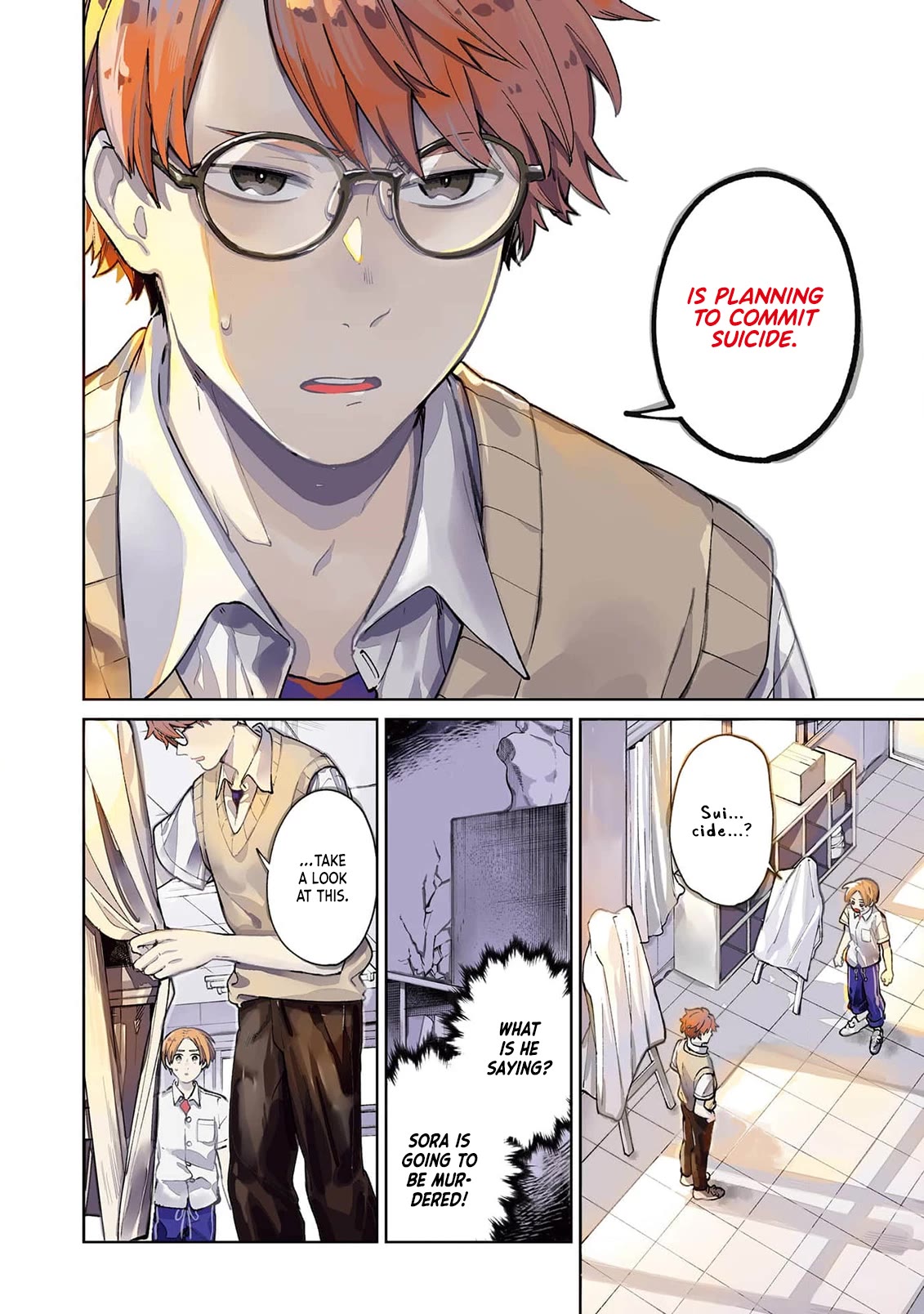 A Second Goodbye to You. Chapter 6 page 4 - Chapter 6: Hidden face.
